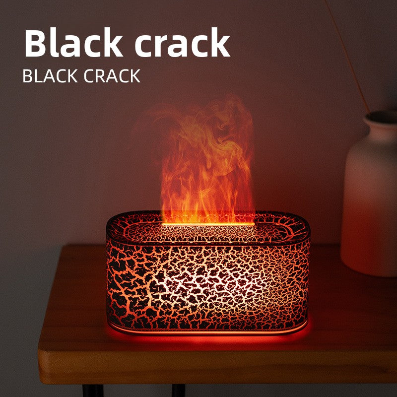 Colorful Flame Aromatherapy Humidifier with Ambient Light