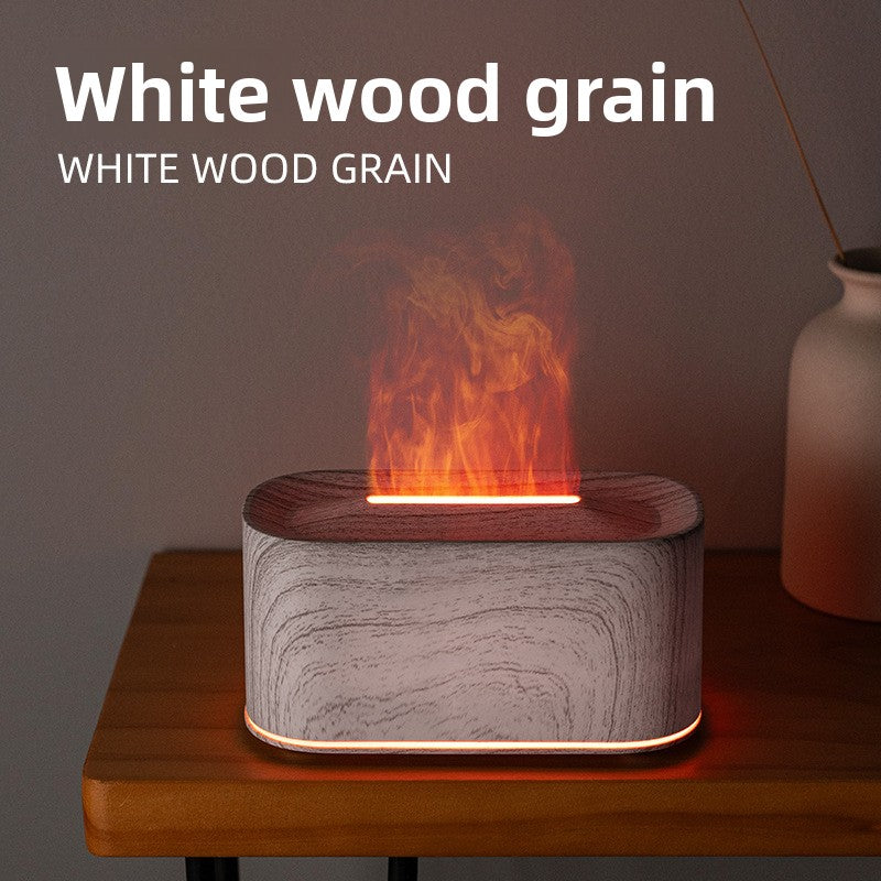 Colorful Flame Aromatherapy Humidifier with Ambient Light