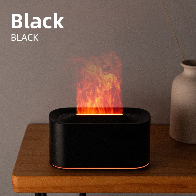 Colorful Flame Aromatherapy Humidifier with Ambient Light