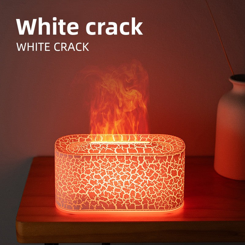 Colorful Flame Aromatherapy Humidifier with Ambient Light
