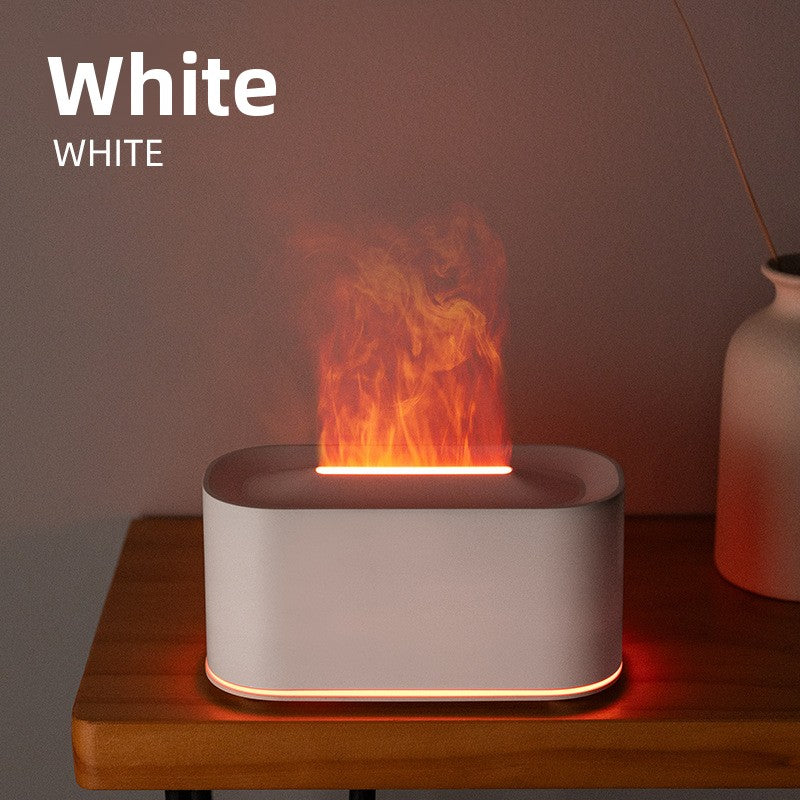 Colorful Flame Aromatherapy Humidifier with Ambient Light